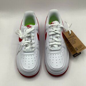 Nike Women's Size 7.5 Air Force 1 '07 Next Nature White Gym Red Shoes DV3808-105